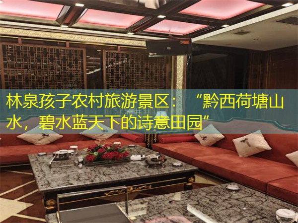 林泉孩子农村旅游景区：“黔西荷塘山水，碧水蓝天下的诗意田园”