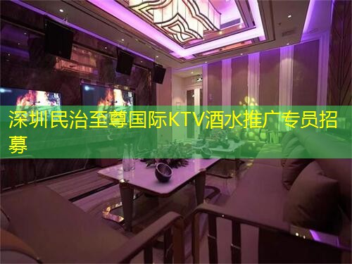 深圳民治至尊国际KTV酒水推广专员招募