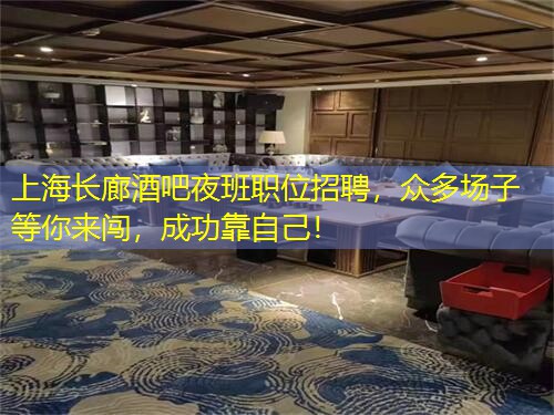 上海长廊酒吧夜班职位招聘，众多场子等你来闯，成功靠自己！
