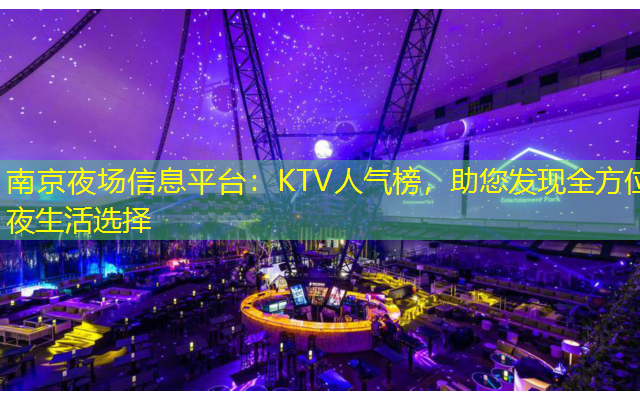 南京夜场信息平台：KTV人气榜，助您发现全方位夜生活选择