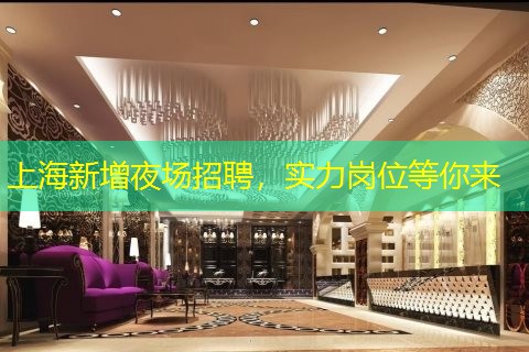 上海新增夜场招聘，实力岗位等你来