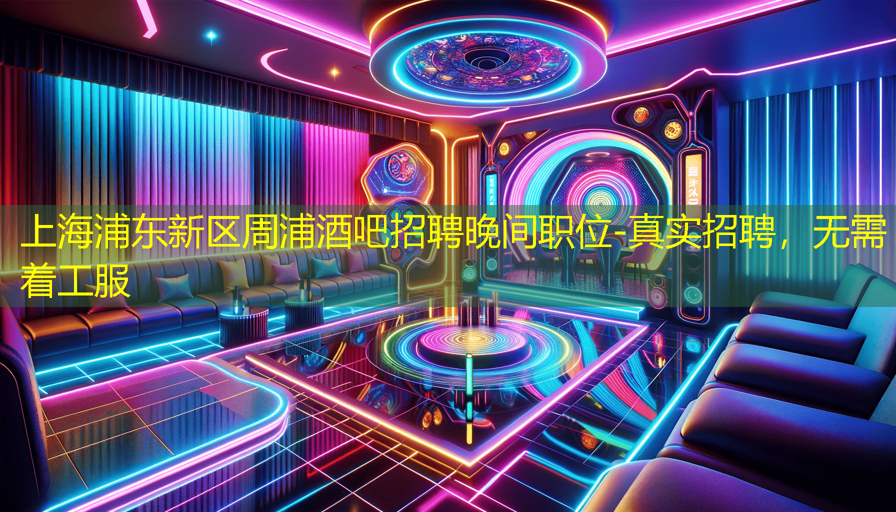 上海浦东新区周浦酒吧招聘晚间职位-真实招聘，无需着工服