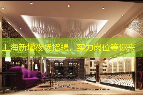 上海新增夜场招聘，实力岗位等你来