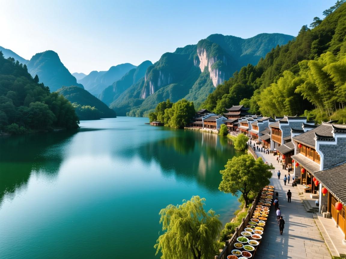 瓦屋山旁边景点叫什么,雅女湖免费开放吗,柳江古镇美食哪里找?