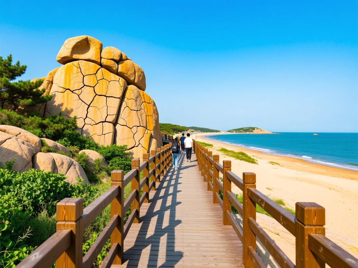 大连金石滩地质公园龟裂石如何参观?滨海路木栈道徒步怎样规划?直游无自费专业指南哪里找?