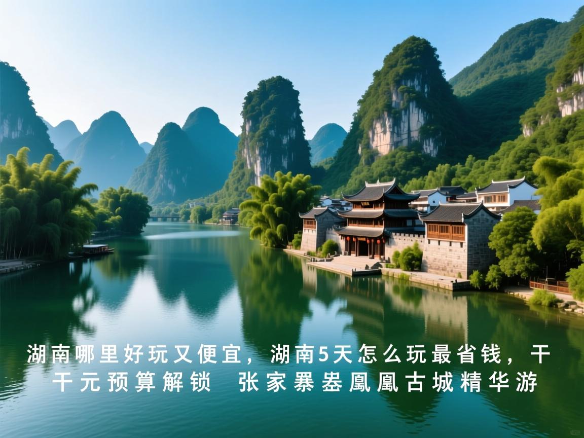 湖南哪里好玩又便宜,湖南5天怎么玩最省钱,干元预算解锁张家界凤凰古城精华游