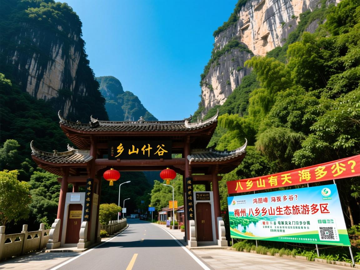 八乡山有什么景点？八乡山大峡谷门票多少？鸿图嶂海拔多高？,梅州八乡山生态旅游区诚聘导游及服务员,日薪日结专业培训正规商务平台