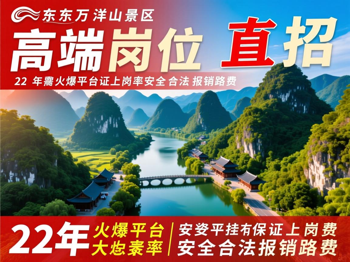 桂东万洋山景区高端岗位直招,22年火爆平台保证上岗率,安全合法报销路费