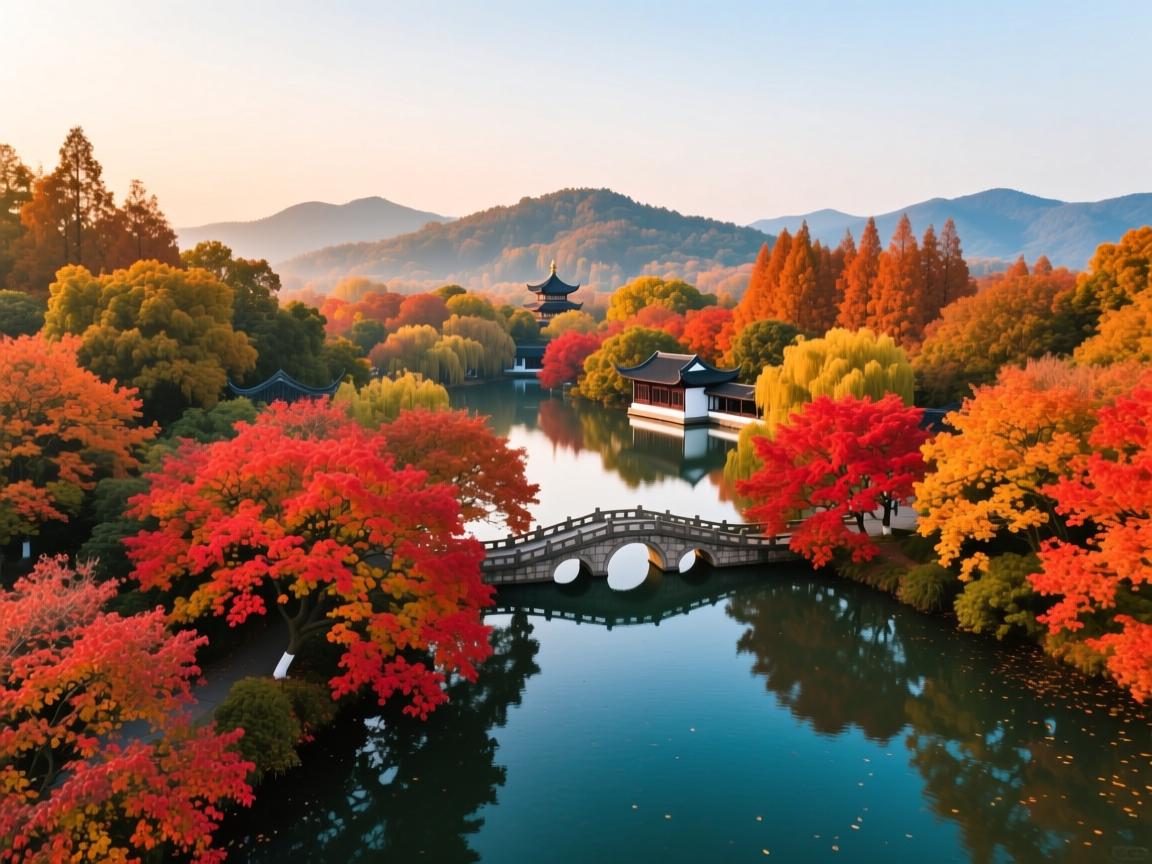 杭州秋冬热门景点，赏红叶去哪最壮观，免费景点如何预约？