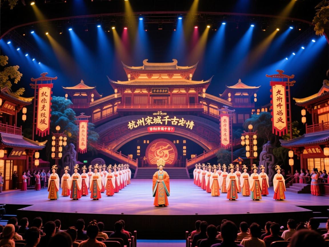 杭州名气最大的文化体验场所,杭州宋城千古情2025年升级版,带你穿越千年?